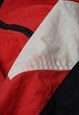 VINTAGE NORMAN TODD RED WINDBREAKER JACKET WOMENS