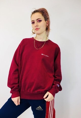 VINTAGE CHAMPION EMBROIDERED SWEATSHIRT