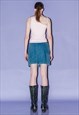 VINTAGE Y2K SUPER SEXY  DENIM MINI SKIRT 