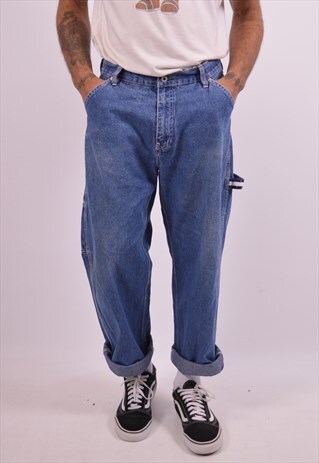 TOMMY HILFIGER MENS VINTAGE JEANS W34 L28 BLUE 90S