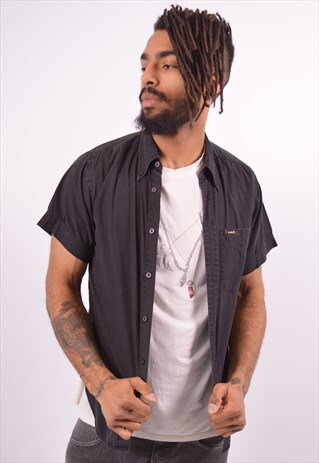 VINTAGE LEE SHIRT SHORT SLEEVE BLACK