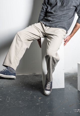 VINTAGE DOCKERS TROUSERS IN BEIGE