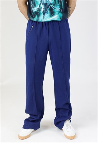 VINTAGE 90S NAVY TRACKSUIT BOTTOMS