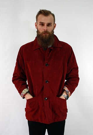 VINTAGE 80'S MAROON COAT