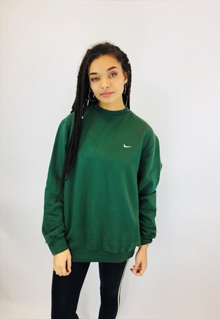 NIKE EMBROIDERED SWOOSH SWEATSHIRT