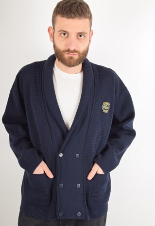 VINTAGE LACOSTE CLUB CARDIGAN MADE IN FRANCE (1996)
