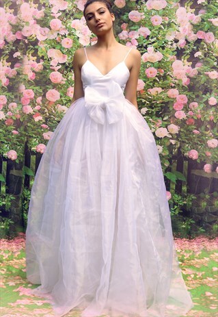 SILK ORGANZA WEDDING DRESS