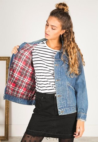 LAST UNIT SALE / VINTAGE 80S WRANGLER WINTER BLANKET JACKET