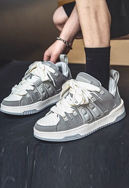 Skater shoes retro chunky sole trainers classic high tops 