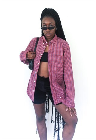 VINTAGE CHECKERED LONG SLEEVE SHIRT