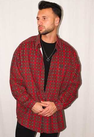 VINTAGE PLAID FLANNEL SHIRT