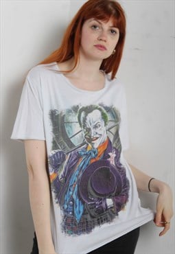 Vintage Joker Batman T-Shirt White