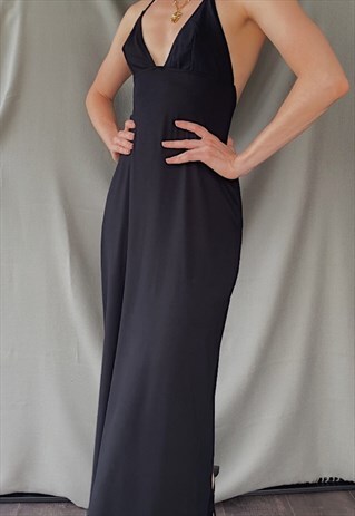 90S VINTAGE CHRISTIAN LACROIX LONG JERSEY SUMMER DRESS XS-M