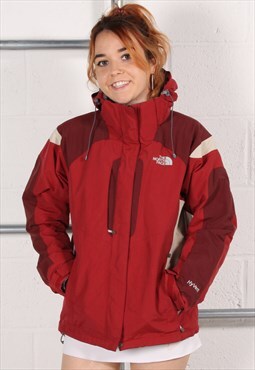 Vintage The North Face 2in1 Jacket in Red Rain Coat Medium