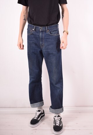 LEVI'S MENS VINTAGE JEANS W32 L30 BLUE 90S