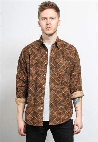 VINTAGE CORDUROY CORD SHIRT