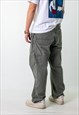 GREEN 90S DICKIES  CARGO SKATER TROUSERS PANTS JEANS