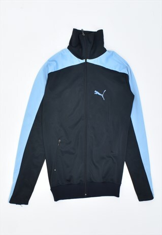 VINTAGE 90'S PUMA TRACKSUIT TOP JACKET NAVY BLUE