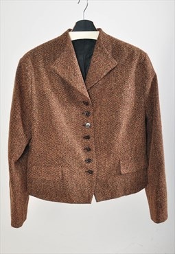 Vintage 90s jacket in. brown