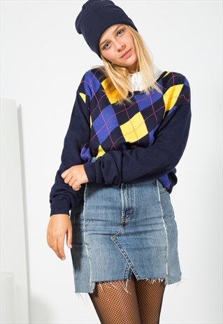 VINTAGE 80S POLO RALPH LAUREN KNIT JUMPER / S0021