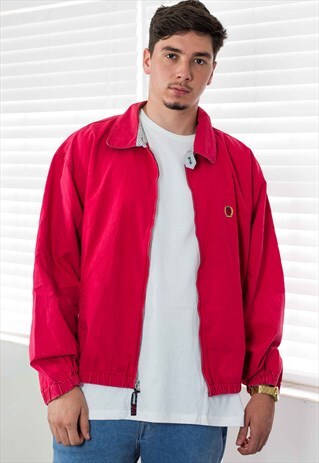 VINTAGE TOMMY HILFIGER HARRINGTON JACKET LOGO 90S L 17.5