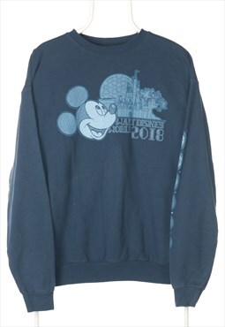 Navy Disney Crewneck Sweatshirt - Large