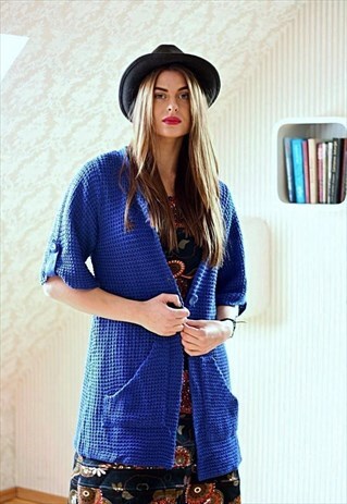 PURPLE VINTAGE CARDIGAN