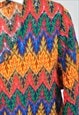 VINTAGE 90S TOP IN AZTEC PRINT