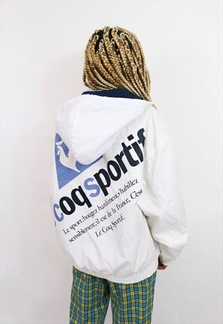 LE COQ SPORTIF VINTAGE WINDBREAKER TOP / ZIP UP / JACKET