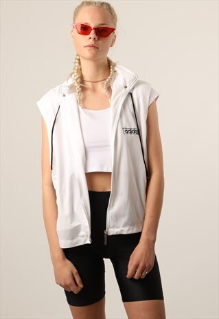 VINTAGE ADIDAS LIGHTWEIGHT LIGHTWEIGHT POPPER GILET