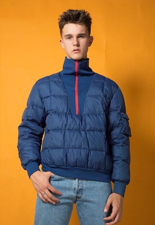 70S BLUE PUFFA JACKET