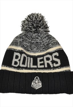 Vintage Purdue Boilermakers Football Beanie Hat Black/Grey