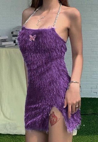 PURPLE CHAIN DRESS