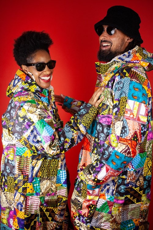 African Patchwork Parka's Handmade in West Africa