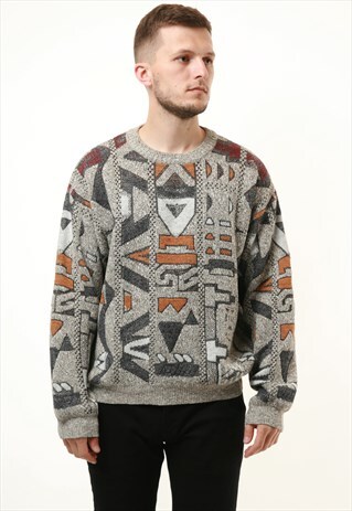 90S VINTAGE GATSBY ITALIAN KNITWEAR SWEATER 15260