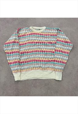 Vintage Knitted Jumper Women's M