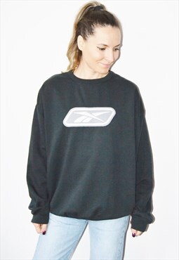 Vintage 90s REEBOK Embroidered Logo Sweatshirt Shirt