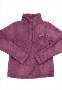 Patagonia Fleece Plum Fluffy Quarter Zip Vintage