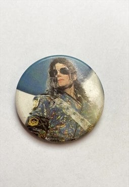 Vintage 90s Michael Jackson pop pin 