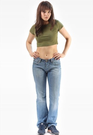 LEE VINTAGE LEE DISTRESSED MOM JEANS