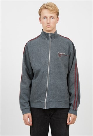 VINTAGE GREY TIMBERLAND ZIP TRACK JACKET