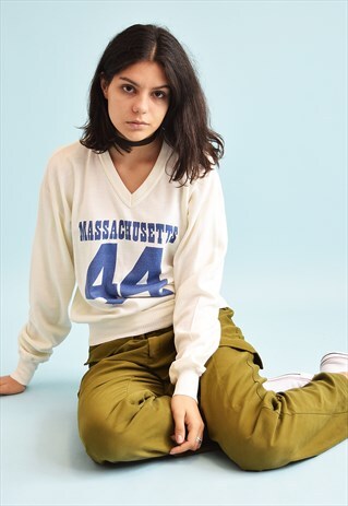 90'S RETRO ATHLEISURE SPORTS VARSITY NEUTRAL SWEATSHIRT