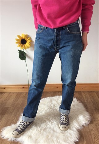 VINTAGE LEVI'S 501 BLUE DENIM JEANS
