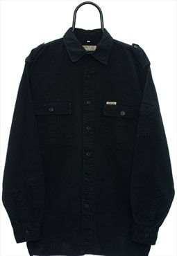 Vintage John F Gee Black Shirt Womens