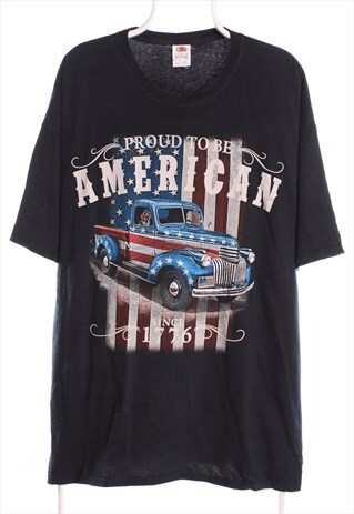 FRUIT OF THE LOOM 90'S RACING SHORT SLEEVE T SHIRT XLARGE NA
