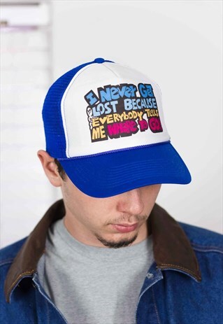 VINTAGE TRUCKER CAP LOGO 90S ONE SIZE 2.1