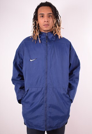 NIKE MENS VINTAGE JACKET XL BLUE 90S