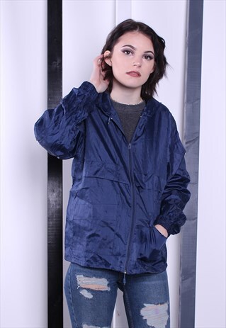 VINTAGE 90S SHELL JACKET/WINDBREAKER. UNISEX SPORTSWEAR.