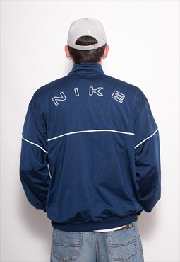 Vintage Nike 90s Spellout Swoosh light sport jacket