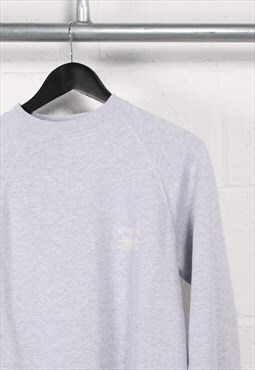 Vintage Levi's Sweatshirt in Grey Pullover Jumper Small